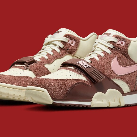 Nike Air Trainer 1 Valentine\'s Day 2023 Dark Pony Soft Pink  Men\'s size 14 main image 4